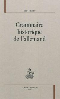 Grammaire historique de l'allemand