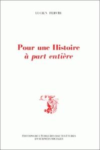 Pour une histoire à part entière