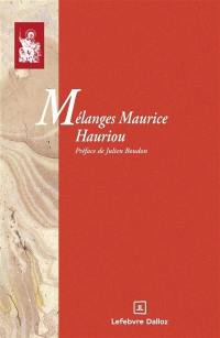 Mélanges Maurice Hauriou