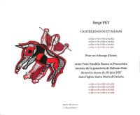 Cantes jondos et palmas : pour un échange d'âmes : entre Yvan Fandino Barros et Provechito, taureau de la ganaderia de Baltasar Iban, durant la messe du 19 juin 2017 dans l'église Santa Maria d'Orduna