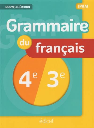 Livre : Grammaire du français, 4e-3e, le livre de Institut pédagogique ...