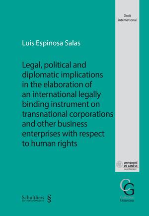 Legal, political and diplomatic implications in the elaboration of an international legally binding instrument on transnational corporations and other business enterprises with respect to human rights
