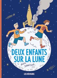 Deux enfants sur la Lune