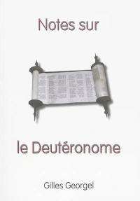 Notes sur le Deutéronome Notes sur le Deutéronome