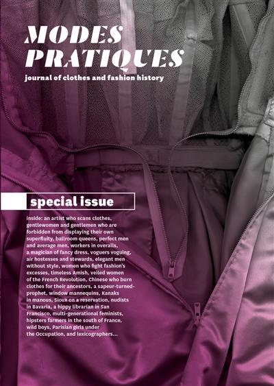 Modes pratiques : journal of clothes and fashion history, special issue