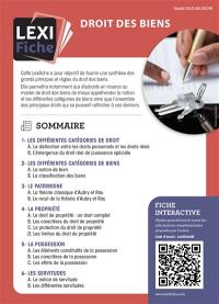 Droit des biens