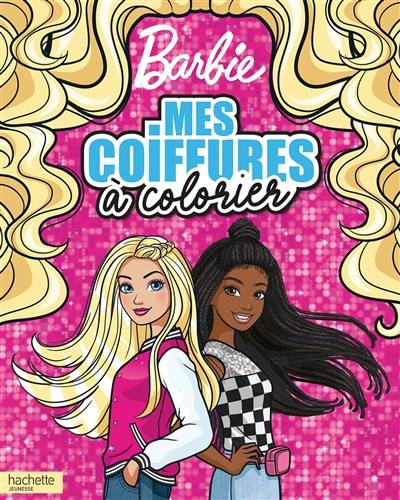 Barbie : mes coiffures à colorier Barbie : mes coiffures à colorier