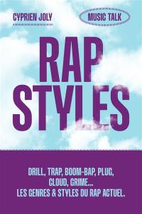 Rap styles : drill, trap, boom-rap, plug, cloud, grime... : les genres & styles du rap actuel
