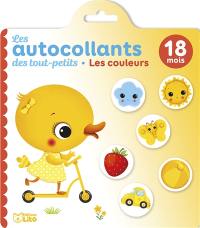 Les couleurs, 18 mois : les autocollants des tout-petits : le jardin