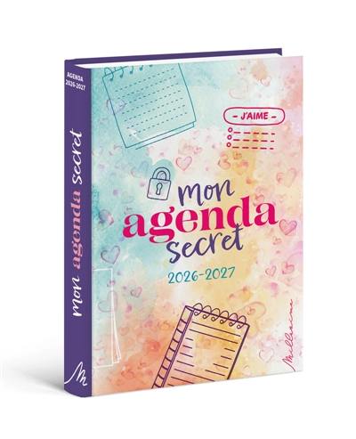Mon agenda secret 2026-2027