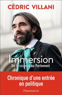 Immersion : de la science au Parlement