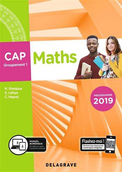 Maths : CAP groupement 1 : programme 2019