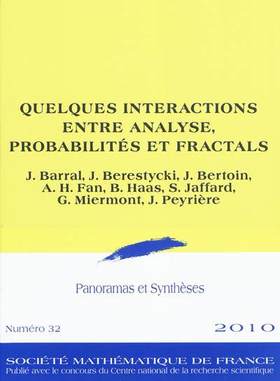 Quelques interactions entre analyse, probabilités et fractals