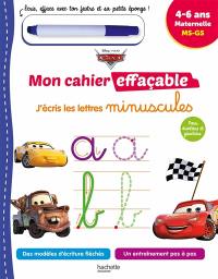 Cars : j'écris les lettres minuscules : 4-6 ans, maternelle, MS, GS