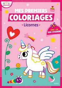 Licornes : mes premiers coloriages