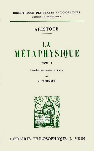 La métaphysique La métaphysique