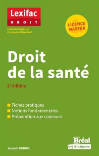 Droit de la santé : licence, master