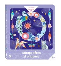 Attrape-rêves et origamis : mini boîte avec accessoires