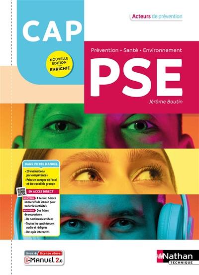 PSE prévention, santé, environnement, CAP PSE prévention, santé, environnement, CAP
