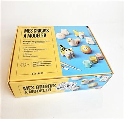 Mes grigris à modeler : réalisez 4 porte-bonheurs kawaii en argile autodurcissante
