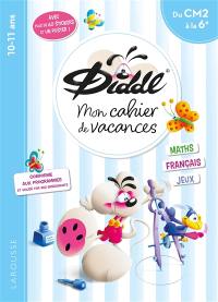 Mon cahier de vacances Diddl : du CM2 à la 6e, 10-11 ans : maths, français, jeux, conforme aux programmes et validé par des enseignants