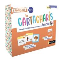 Les cartacharis français, CE1 : les activités 100 % autocorrectives de Charivari : programme 2025