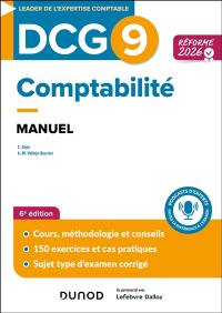 DCG 9, comptabilité : manuel : réforme 2026