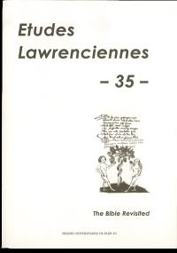 Etudes lawrenciennes, n° 35. The Bible revisited