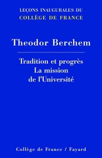Tradition et progrès : la mission de l'université