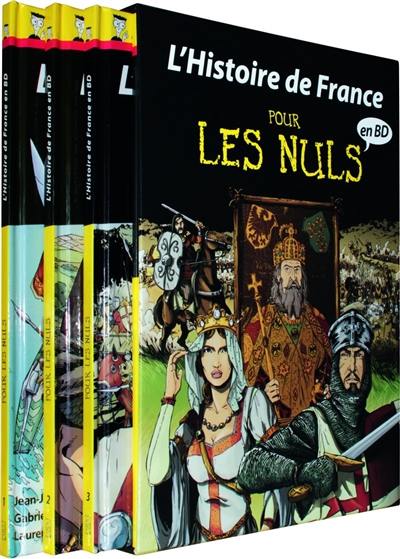 L'histoire de France pour les nuls en BD : coffret tomes 1 à 3 : des Gaulois aux Templiers L'histoire de France pour les nuls en BD : coffret tomes 1 à 3 : des Gaulois aux Templiers