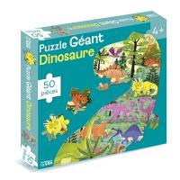 Dinosaure : puzzle géant : 50 pièces