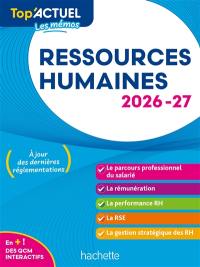 Ressources humaines : 2026-2027