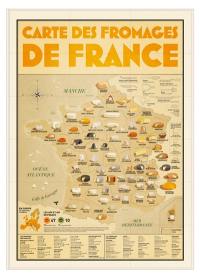 Carte des fromages de France