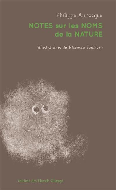 Notes sur les noms de la nature Notes sur les noms de la nature