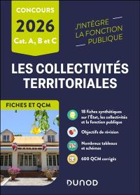 Les collectivités territoriales en fiches et QCM 2026 : catégorie A, B, C