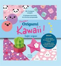 Origami kawaii ! : super mignon : kit d'origami complet, 13 pliages innovants de niveaux progressifs