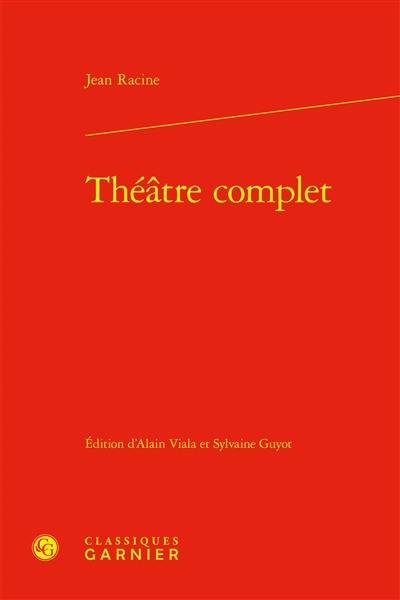 Théâtre complet Théâtre complet