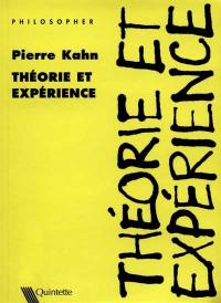 Théorie et expérience Théorie et expérience
