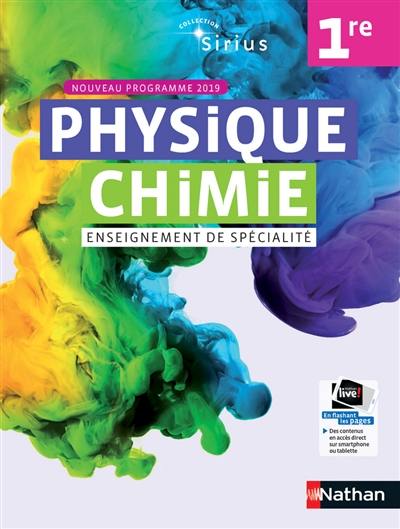Physique chimie 1re enseignement de spécialité : nouveau programme 2019 Physique chimie 1re enseignement de spécialité : nouveau programme 2019