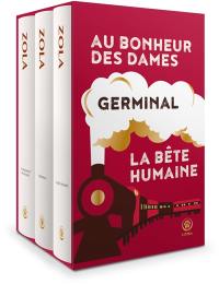 Coffret Zola : Au bonheur des dames, Germinal, La bête humaine