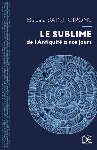 Le sublime, de l'Antiquité à nos jours