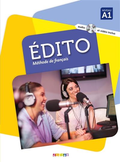 Edito, méthode de français, niveau A1