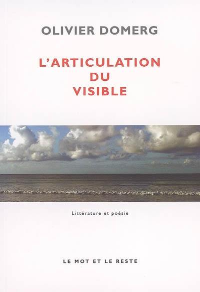L'articulation du visible L'articulation du visible