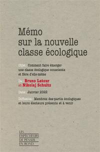Mémo sur la nouvelle classe écologique : comment faire émerger une classe écologique consciente et fière d'elle-même