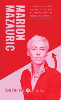 Marion Mazauric sous l'oeil de l'apprentie
