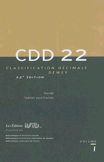 Classification décimale Dewey et index Classification décimale Dewey et index