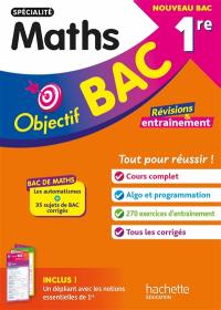 Maths spécialité 1re : nouveau bac