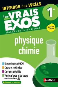 Physique chimie 1re : les vrais exos donnés dans les lycées