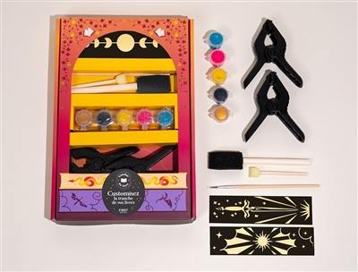 Customisez la tranche de vos livres : coffret jaspage