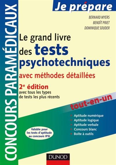 Le grand livre des tests psychotechniques : avec méthodes détaillées Le grand livre des tests psychotechniques : avec méthodes détaillées